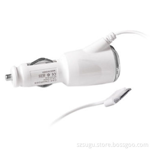 USB car charger with micro cable